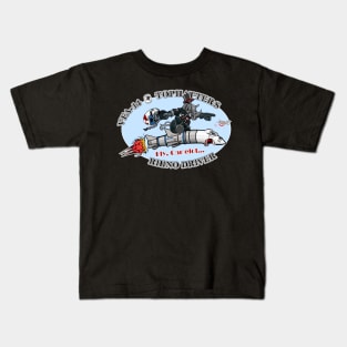 Tophatters Rhino Nose Art Kids T-Shirt